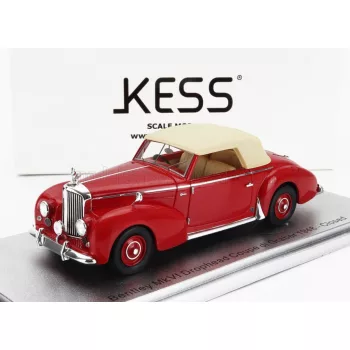   Kess Models - BENTLEY MKVI DROPHEAD COUPE GRABER CABRIOLET CLOSED 1948 RED CREAM