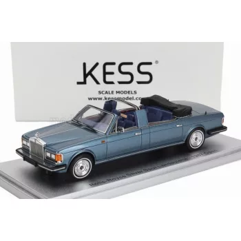   Kess Models - ROLLS ROYCE SILVER SPUR LANDAULETTE SEMICOVERTIBLE OPEN 1987 BLUE MET BLACK