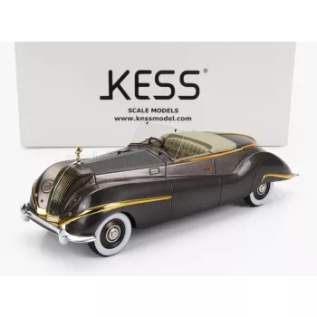  Kess Models - ROLLS ROYCE PHANTOM III LABOURDETTE VUTOTAL CABRIOLET OPEN 1947 GREY GOLD MET