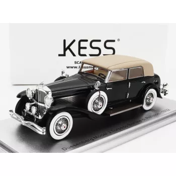   Kess Models - DUESENBERG MODEL J TORPEDO BERLINE ROLLSTON 1932 BLACK BEIGE