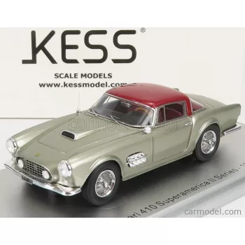   Kess-Model - Ferrari 410 Superamerica 2S Sn0717Sa 1957 Silver Red Met