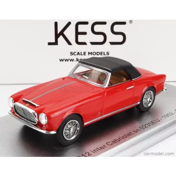   Kess-Model - Ferrari 212 Inter Sn0235Eu Cabriolet Closed 1952 Red Black