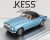 Kess-Model - Ferrari 212 Inter Sn0235Eu Cabriolet Closed 1952 Light Blue Met Black