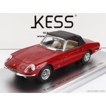   Kess-Model - Ferrari 365 California Spider Closed 1966 Red Black