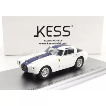   Kess Models - FERRARI 250MM sn0312MM BERLINETTA PININFARINA 1953 WHITE BLUE