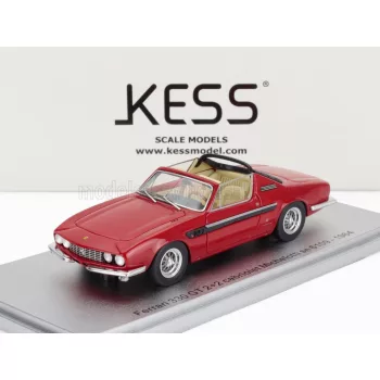   Kess Models - FERRARI 330 GT 2+2 sn.6109 MICHELOTTI CABRIOLET OPEN 1964 RED BLACK