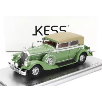   Kess Models - PIERCE ARROW 124 CONVERTIBLE BERLINE SEDAN LE BARON CLOSED 1933 LIGHT GREEN