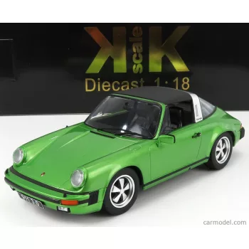 Kk-Scale - Porsche 911 Carrera 3.0 Targa 1977 Green Met