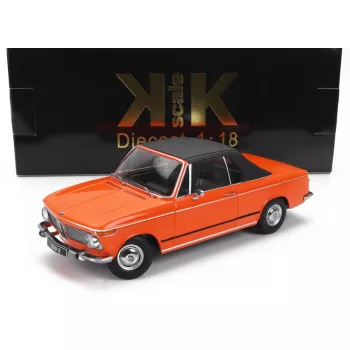   KK-Scale - BMW 1600-2 CABRIOLET 1968 - WITH REMOVABLE SOFT-TOP ORANGE