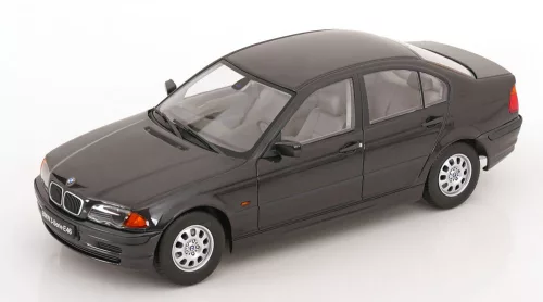 KK-Scale - 1:18 BMW 3-series E46 sedan 1999 black-metallic - KK Scale