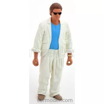   Kk-Scale - Figures Sunny Standing For Ferrari Testarossa Mki Usa Version 1984 - Monodado - Monospecchio White Light Blue