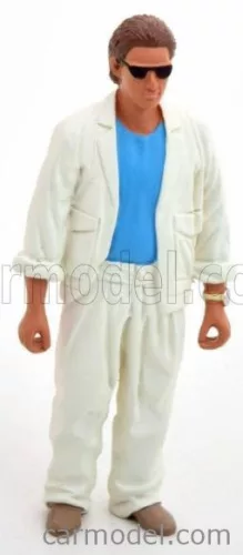 Kk-Scale - Figures Sunny Standing For Ferrari Testarossa Mki Usa Version 1984 - Monodado - Monospecchio White Light Blue