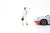 KK-Scale - 1:18 FIGURINE - Steve McQueen with helmet und decals – KK Scale