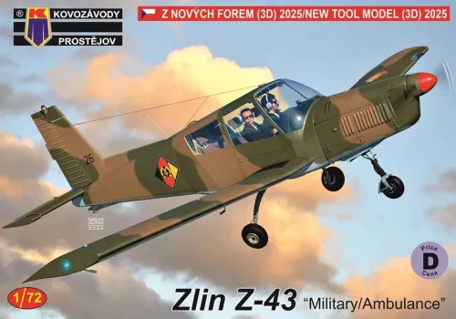 Kovozavody Prostejov - 1/72 Zlin Z-43 Military/Ambulance