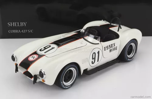 Kyosho - Ford Usa Shelby Cobra 427 S/C Spider Essex Wire N 91 500Km Bridgehampton 1965 S.Scott White