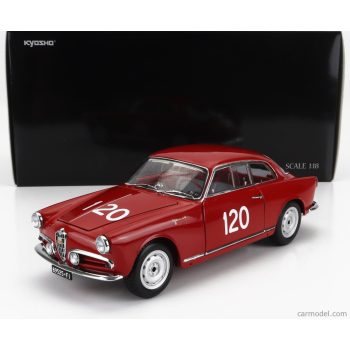   Kyosho - Alfa Romeo Giulietta Sv Sprint Veloce N 120 Mille Miglia 1956 G.Becucci - P.Cazzato Red