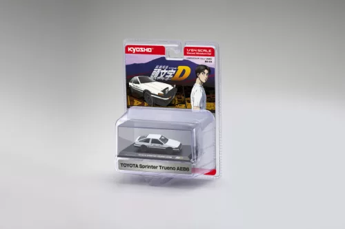 Kyosho - Toyota Sprinter Trueno (AE86) White 1995Initial D (Blister Packaging) (RHD)Limited Edition