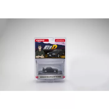   Kyosho - Nissan Skyline GT-R (BNR32) Black 1995Initial D (Blister Packaging) (RHD)Limited Edition