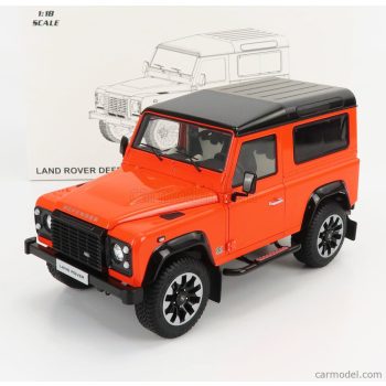   Lcd-Model - Land Rover Defender 90 Works V8 70Th Edition 2018 Orange