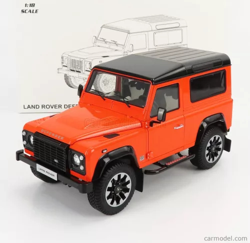 Lcd-Model - Land Rover Defender 90 Works V8 70Th Edition 2018 Orange