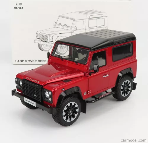 Lcd-Model - Land Rover Defender 90 Works V8 70Th Edition 2018 Red