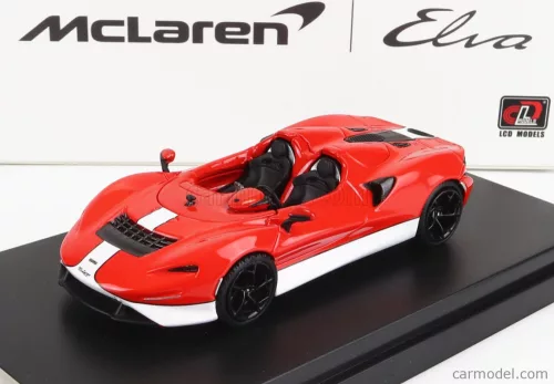 Lcd-Model - Mclaren Elva 2020 Red White