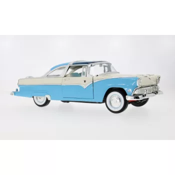 Lucky Diecast - Ford Crown Victoria blau/weiss 1955 1:18