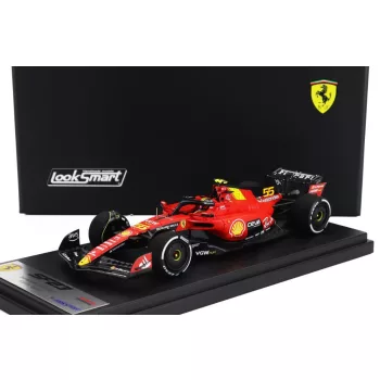   LookSmart - FERRARI F1  SF-23 TEAM SCUDERIA FERRARI N 55 MONZA GP 2023 CARLOS SAINZ RED BLACK