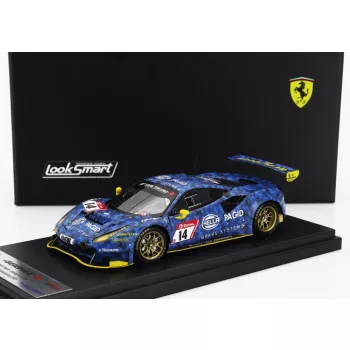   LookSmart - FERRARI 488 GT3 EVO 3.9L TURBO V8 HELLA PAGID RACING ONE TEAM N 14 24h NURBURGRING 2021 CHRISTIAN KOHLHAAS - STEPHAN KOHLER - MIKE JAGER -  NORBERT SCHNEIDER BLUE