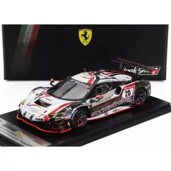   LookSmart - FERRARI 296 GT3 3.0L TWIN TURBO V6 TEAM WTM BY RINALDI RACING N 20 7th 24h NURBURGRING 2023 LEONARD WEISS - JOCHEN KRUMBACH - DANIEL KEILWITZ - INDY DONTJE WHITE BLACK RED
