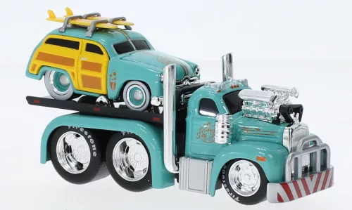 Maisto - Maisto, Mack B-61 Flatbed, türkis, 1953, 1:64