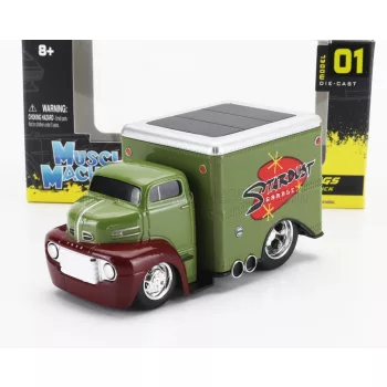   Maisto - FORD USA COE VAN TRUCK STARDUST GARAGE 2-ASSI CUSTOM 1950 GREEN