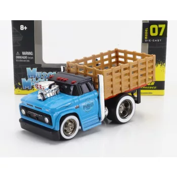  Maisto - CHEVROLET C-60 TRUCK STAKEBED PABLO 3-ASSI CUSTOM 1966 BLUE