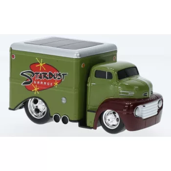   Maisto - Maisto, Ford Coe Box Truck, dunkeloliv/dunkelrot, 1950, 1:64