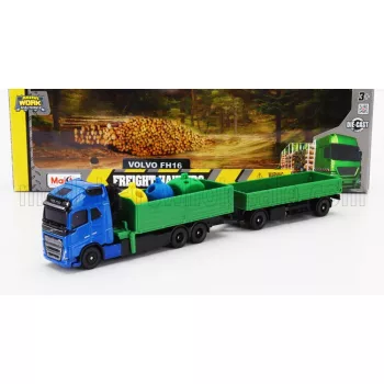 Maisto - VOLVO FH16 XL 750 TRUCK WITH GRUE 2021 BLUE GREEN