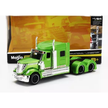   Maisto - INTERNATIONAL LONESTAR TRACTOR TRUCK 3-ASSI 2010 GREEN MET