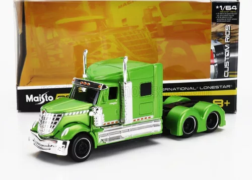 Maisto - INTERNATIONAL LONESTAR TRACTOR TRUCK 3-ASSI 2010 GREEN MET