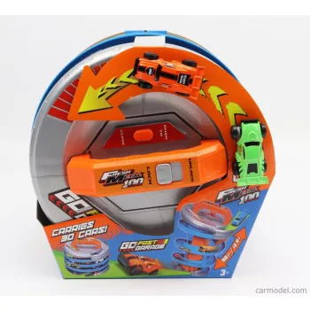   Maisto - Accessories Diorama - Go Fast Garage With 2X Cars Included Orange