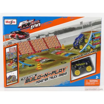   Maisto - Accessories Diorama - Set Build Monster Truck Arena Grey Blue