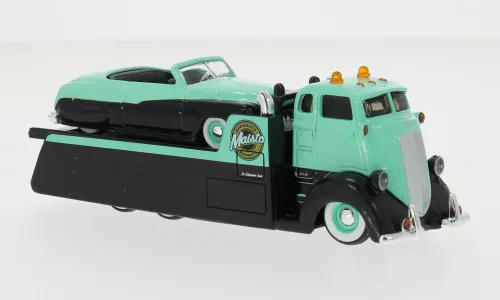 Maisto - Maisto, Ford Coe, hellgrün/schwarz, 1950, 1:64