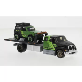   Maisto - Maisto, International Durastar Flatbed, schwarz/grün, 2021, 1:64