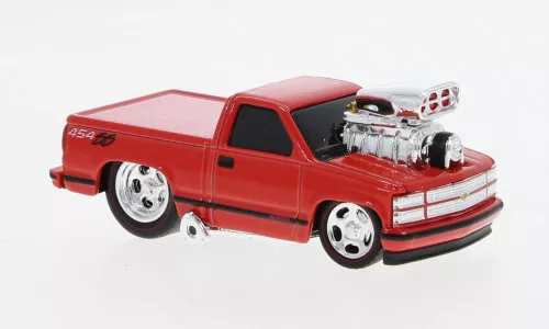Maisto - Maisto, Chevrolet 454 SS Pick-Up, rot, 1993, 1:64
