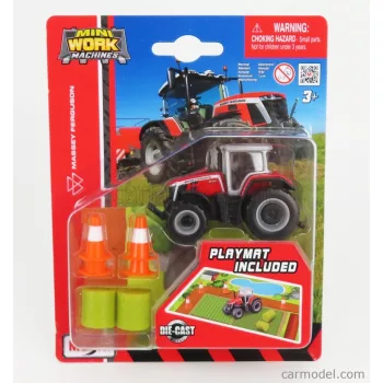   Maisto - Massey Ferguson 8S.265 Tractor With Playmat 2020 Red Grey