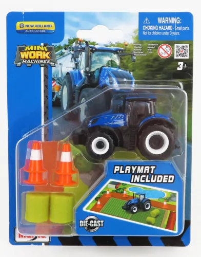 Maisto - New Holland T7-315 Tractor With Accessories 2018 Blue