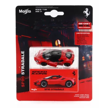 Maisto - FERRARI SF90 STRADALE HYBRID 1000hp 2019 RED