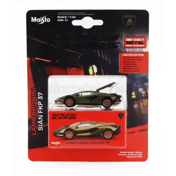 Maisto - LAMBORGHINI SIAN FKP 37 HYBRID 2020 MATT GREEN