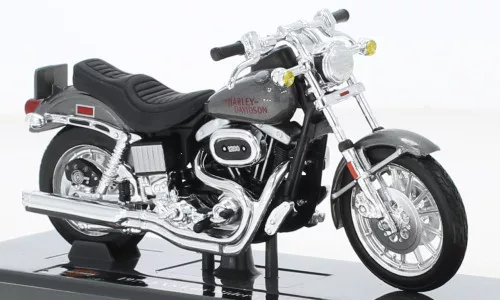 Maisto - Maisto, Harley Davidson FXS Low Rider, grau, 1977, 1:18