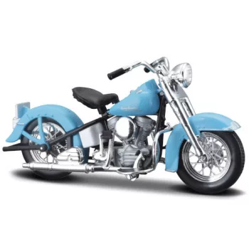   Maisto - Maisto, Harley Davidson 74FL Hydra Glide, hellblau, 1953, 1:18