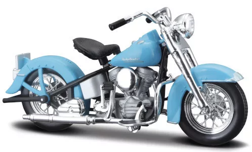 Maisto - Maisto, Harley Davidson 74FL Hydra Glide, hellblau, 1953, 1:18