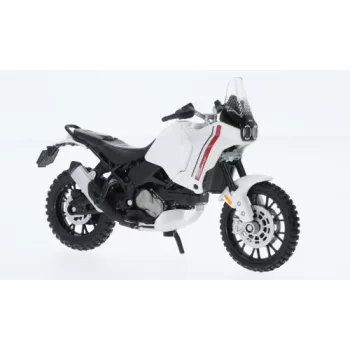 Maisto - Maisto, Ducati DesertX, weiss/rot, 1:18
